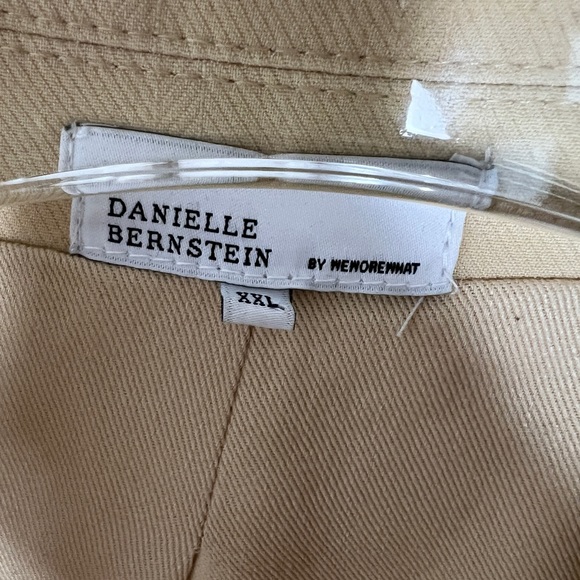 Danielle Bernstein Cropped Pastel Yellow Blazer Women’s Sz XXL - Picture 3 of 6